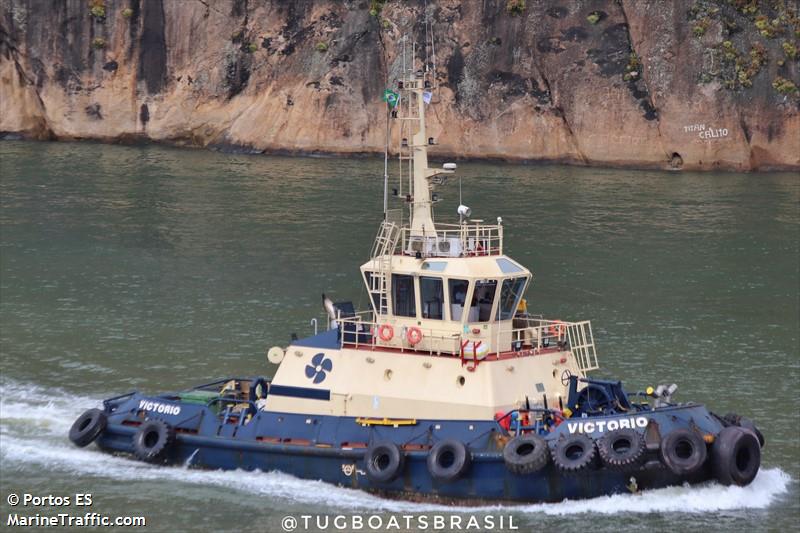 victorio (Tug) - IMO 8532803, MMSI 710001960, Call Sign PS8107 under the flag of Brazil