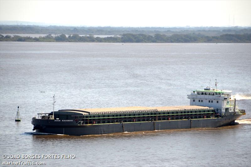 nm juann rasmuss (Cargo ship) - IMO , MMSI 710028670 under the flag of Brazil