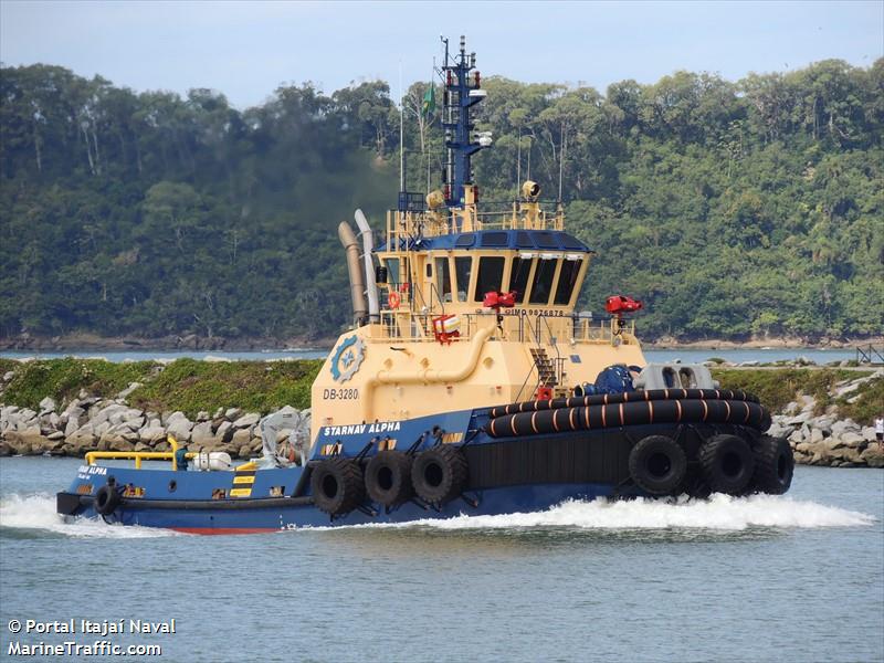 saam alpha (Tug) - IMO 9876878, MMSI 710033390, Call Sign PU6039 under the flag of Brazil