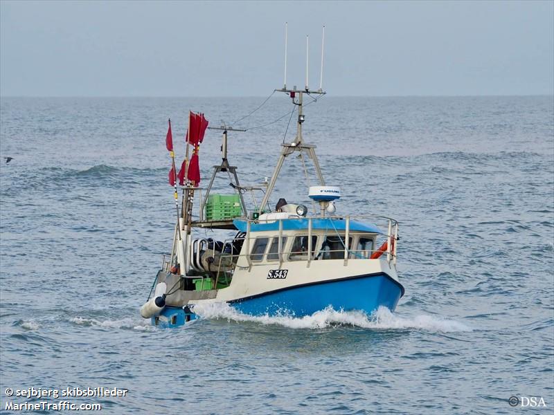 s 543 taha (Fishing vessel) - IMO , MMSI 219220156, Call Sign XPC2952 under the flag of Denmark