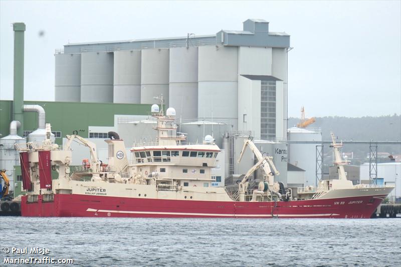 jupiter (Fishing Vessel) - IMO 9273777, MMSI 231877000, Call Sign XPYT under the flag of Faeroe Islands