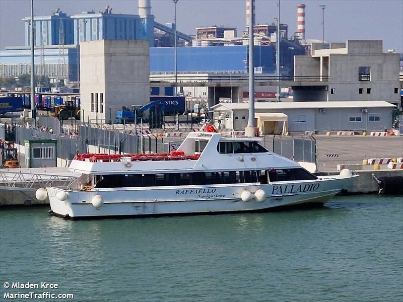 palladio (Passenger ship) - IMO , MMSI 247426200, Call Sign ILKE under the flag of Italy