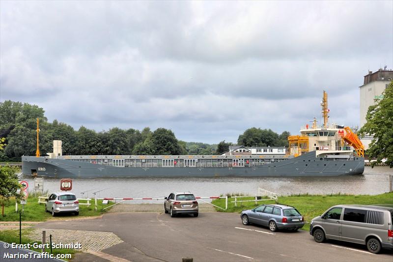 aeroe (General Cargo Ship) - IMO 9968140, MMSI 255845000, Call Sign CQVG under the flag of Madeira