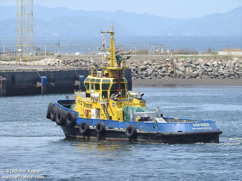 don hugo (Tug) - IMO , MMSI 321210215, Call Sign 9190793 under the flag of Costa Rica