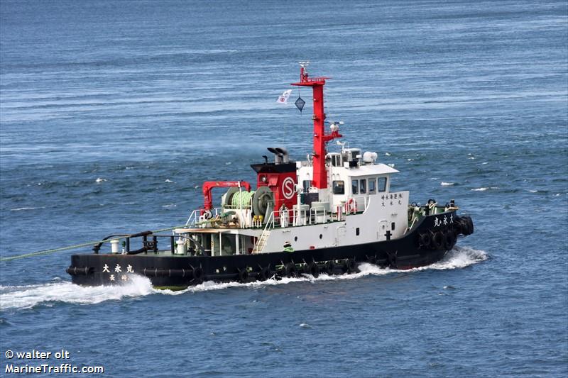 daiei maru (Tug) - IMO , MMSI 431006369, Call Sign JD3859 under the flag of Japan