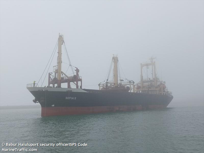 sofia ii (General Cargo Ship) - IMO 9109940, MMSI 511100879, Call Sign T8A4096 under the flag of Palau