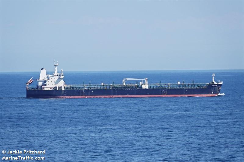 glyfada (Chemical/Oil Products Tanker) - IMO 9253234, MMSI 626262000, Call Sign TRAQ9 under the flag of Gabon