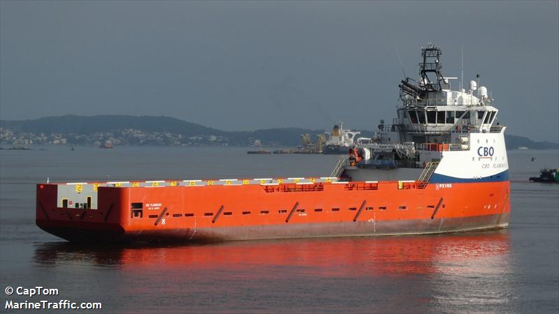 cbo flamengo (Offshore Tug/Supply Ship) - IMO 9578880, MMSI 710000533, Call Sign PPWR under the flag of Brazil