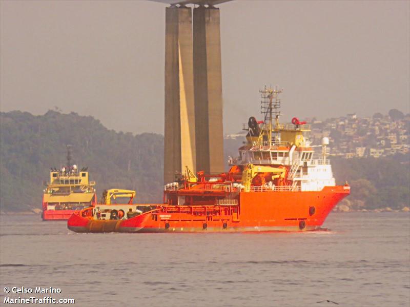 normand turmalina (Offshore Tug/Supply Ship) - IMO 9329954, MMSI 710002430, Call Sign PPTJ under the flag of Brazil