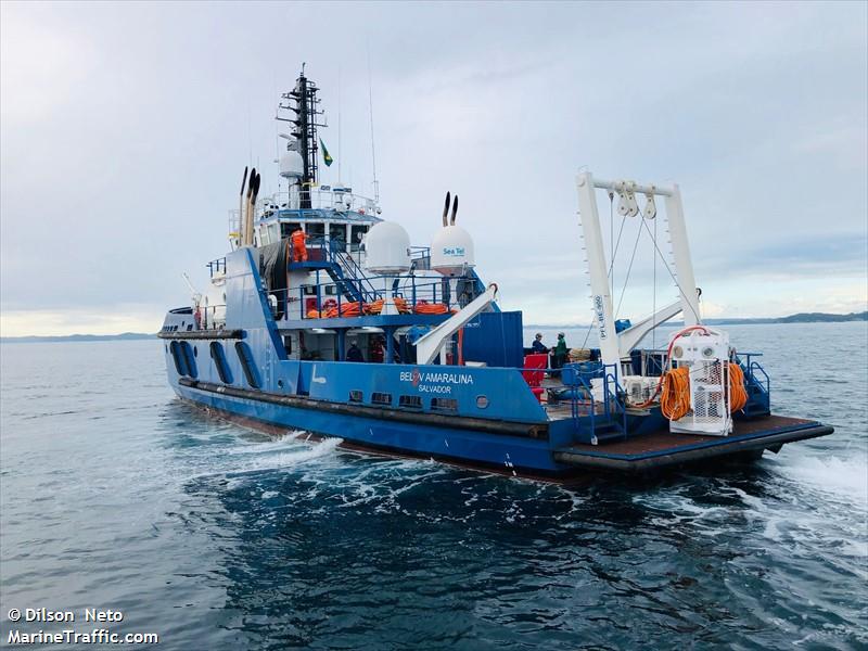 belov amaralina (Offshore Support Vessel) - IMO 9887994, MMSI 710004552, Call Sign PU6054 under the flag of Brazil