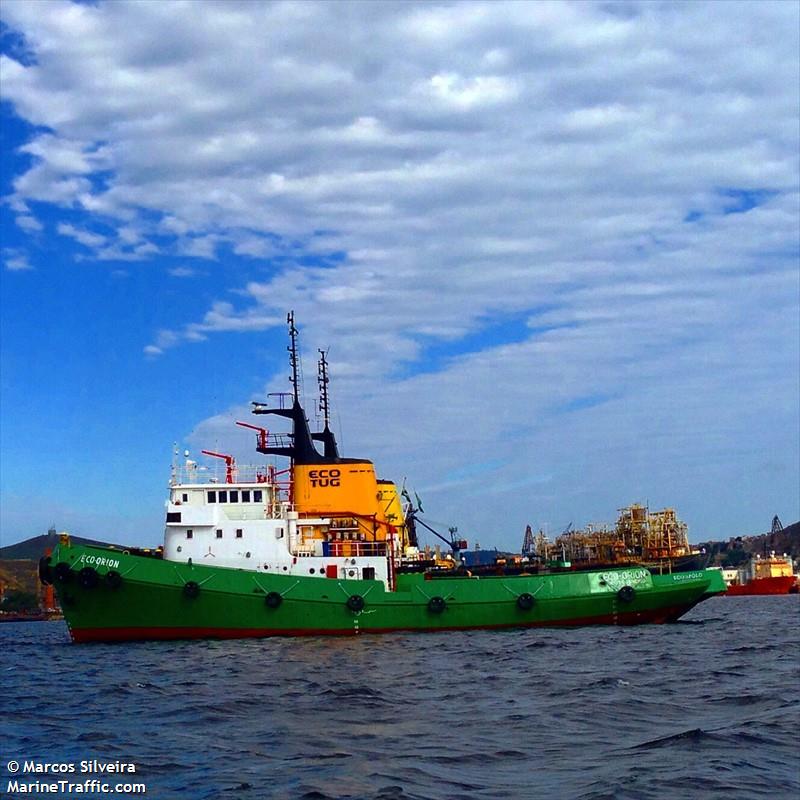 eco orion (Tug) - IMO 6909480, MMSI 710011170, Call Sign PQ6311 under the flag of Brazil