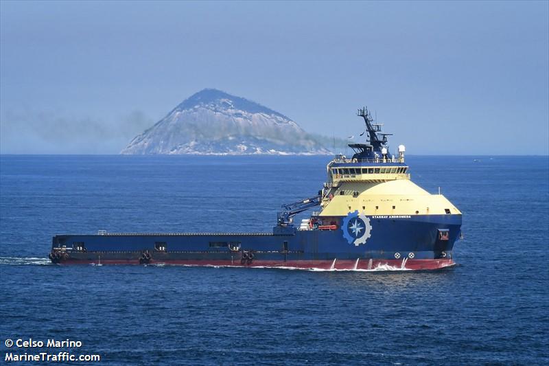 starnav andromeda (Offshore Tug/Supply Ship) - IMO 9715737, MMSI 710018480, Call Sign PPLG under the flag of Brazil