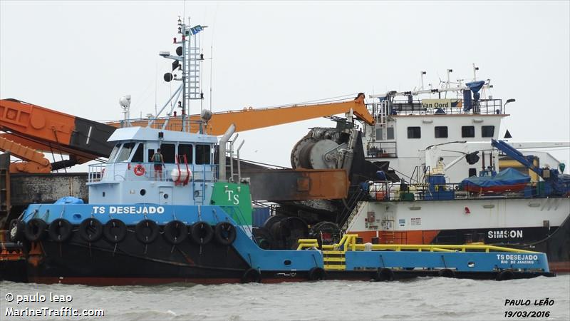 ts desejado (Towing vessel) - IMO , MMSI 710022030, Call Sign PPLU under the flag of Brazil