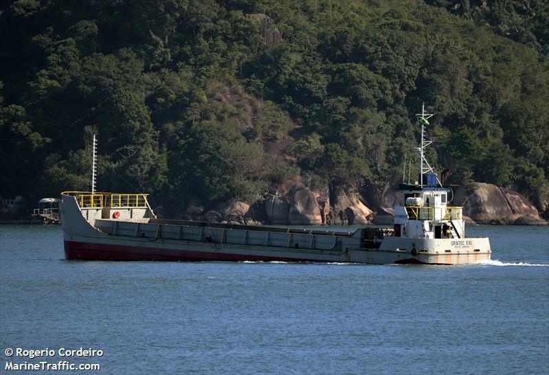 dratec xxi (Cargo ship) - IMO , MMSI 710028160, Call Sign PP628 0 under the flag of Brazil