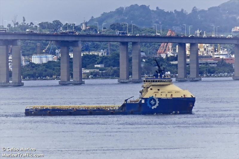 starnav ursus (Offshore Tug/Supply Ship) - IMO 9668740, MMSI 710245000, Call Sign PPRC under the flag of Brazil