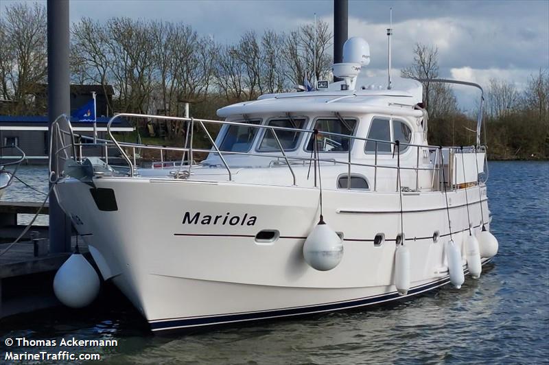 mariola (Pleasure craft) - IMO , MMSI 211883250, Call Sign DF7172 under the flag of Germany