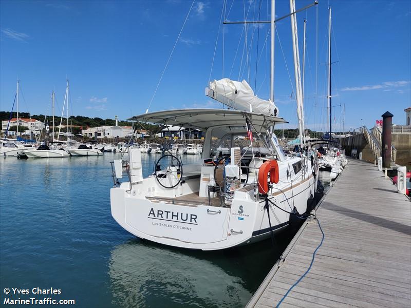 arthur (Sailing vessel) - IMO , MMSI 228125480, Call Sign FAJ7018 under the flag of France