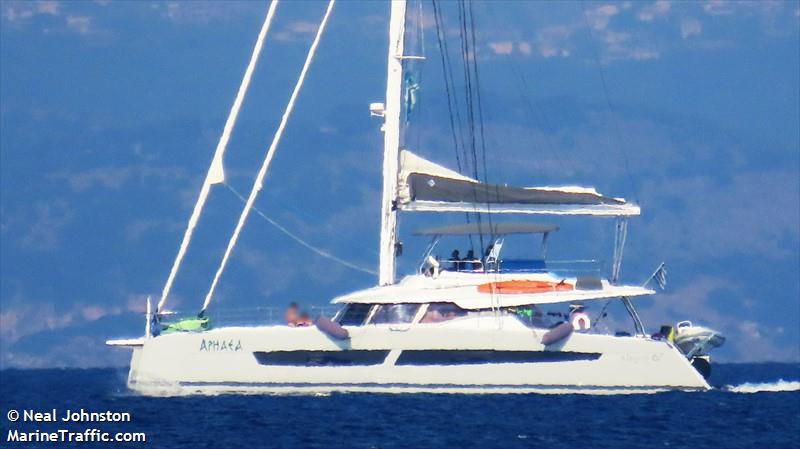 aphaea (Sailing vessel) - IMO , MMSI 240493300, Call Sign SVB3029 under the flag of Greece
