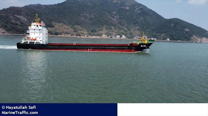 ali 25 (Deck Cargo Ship) - IMO 9977517, MMSI 352002298, Call Sign 3E3514 under the flag of Panama