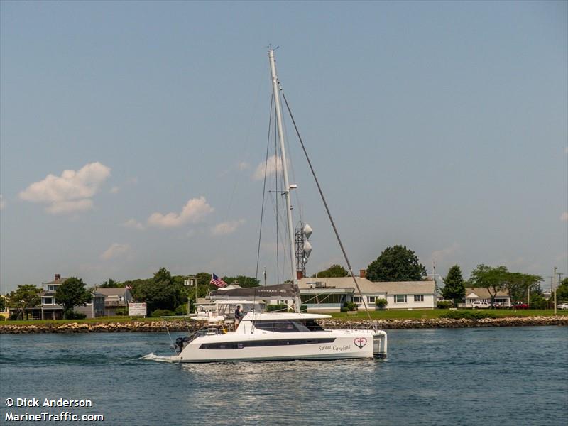 sweet caroline (Sailing vessel) - IMO , MMSI 368295920, Call Sign WDN6095 under the flag of United States (USA)