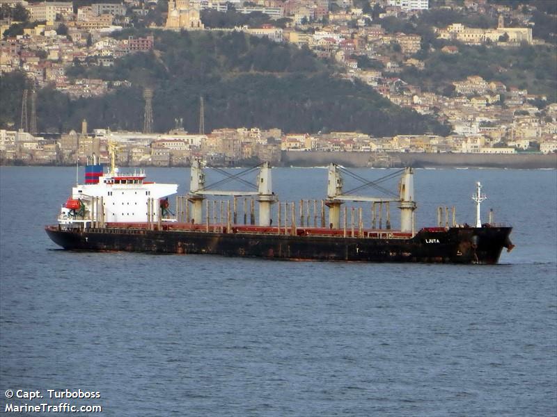 ljuta (Bulk Carrier) - IMO 9672210, MMSI 376961000, Call Sign J8B6422 under the flag of St Vincent & Grenadines