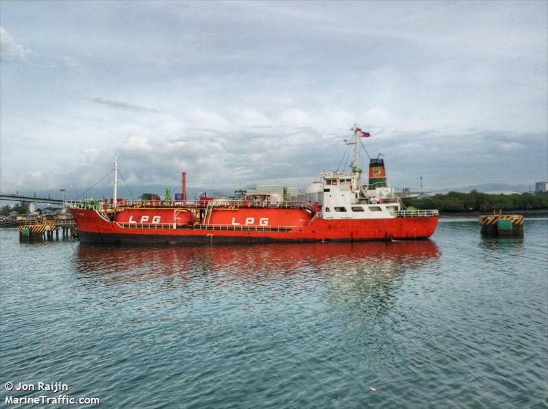 lpgc bisugo (LPG Tanker) - IMO 7810739, MMSI 548456200, Call Sign DUA2341 under the flag of Philippines