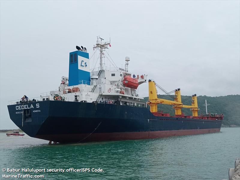 cecela s (Bulk Carrier) - IMO 9227857, MMSI 636021871, Call Sign 5LGC4 under the flag of Liberia