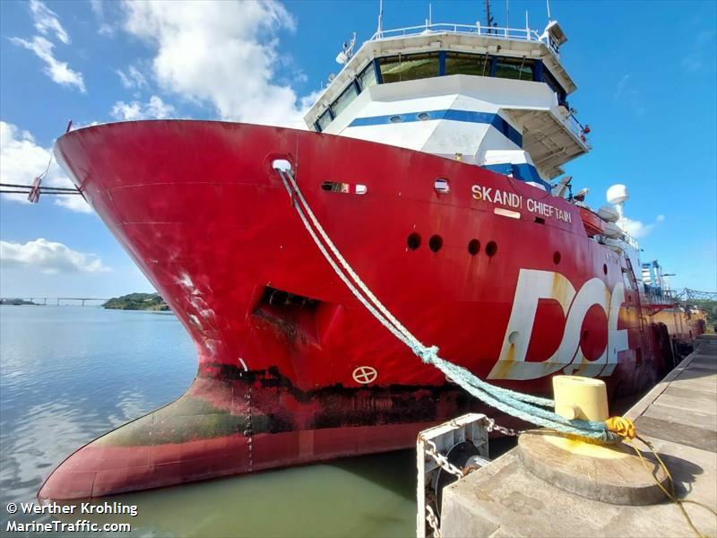 skandi chieftain (Offshore Support Vessel) - IMO 9330692, MMSI 710003847, Call Sign PU4824 under the flag of Brazil