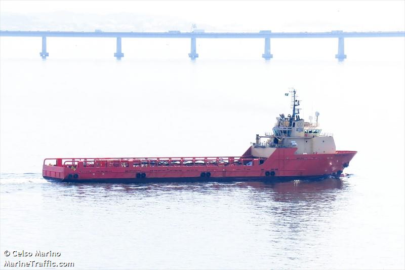 bram bravo (Offshore Tug/Supply Ship) - IMO 9664304, MMSI 710011410, Call Sign PPXJ under the flag of Brazil