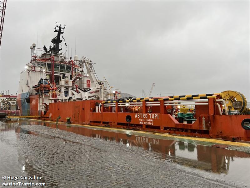 astro tupi (Offshore Tug/Supply Ship) - IMO 9630705, MMSI 710016230, Call Sign PPRJ under the flag of Brazil