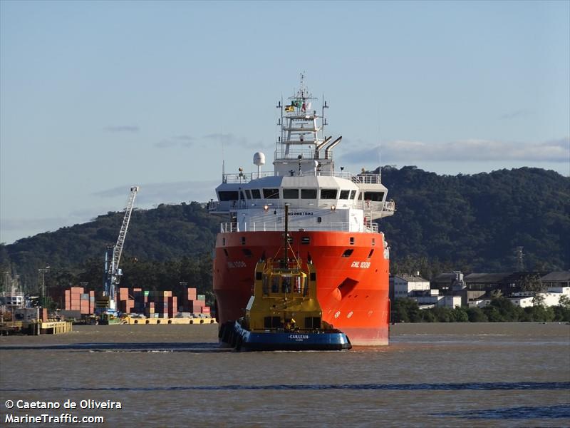 gnl 1008 (Offshore Tug/Supply Ship) - IMO 9667590, MMSI 710023860, Call Sign PU3320 under the flag of Brazil