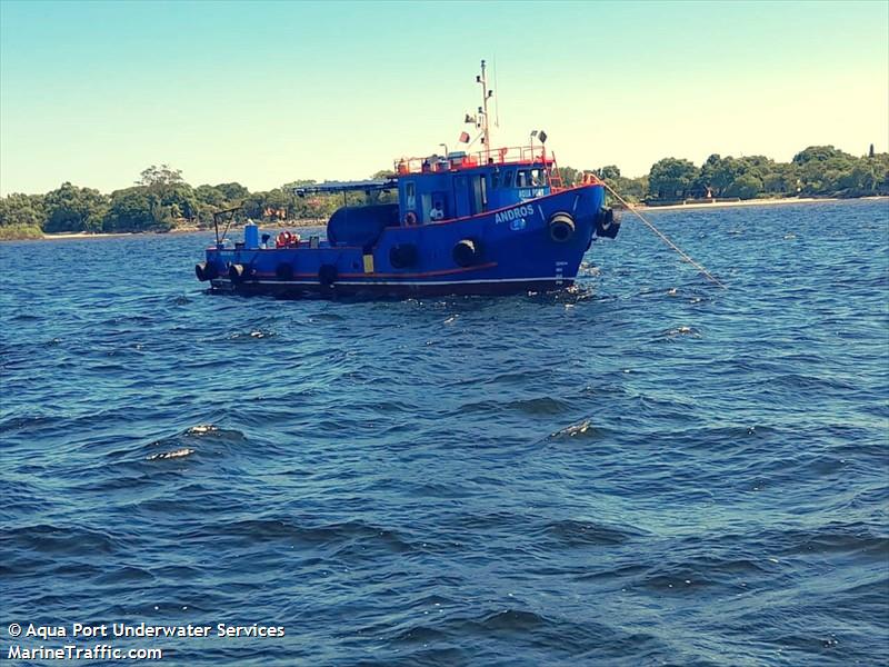 andros (Diving ops) - IMO , MMSI 710128004, Call Sign PQ2649 under the flag of Brazil