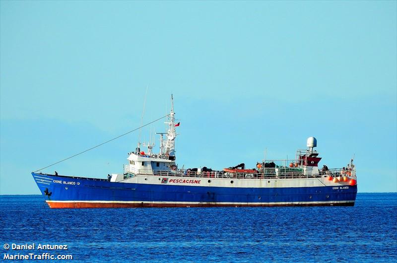 cisneblanco (Fishing Vessel) - IMO 7387392, MMSI 725002300 under the flag of Chile