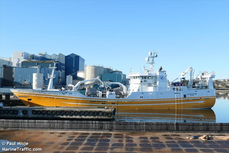 ola ryggefjord (Fishing Vessel) - IMO 9350616, MMSI 258116000, Call Sign JXUE under the flag of Norway