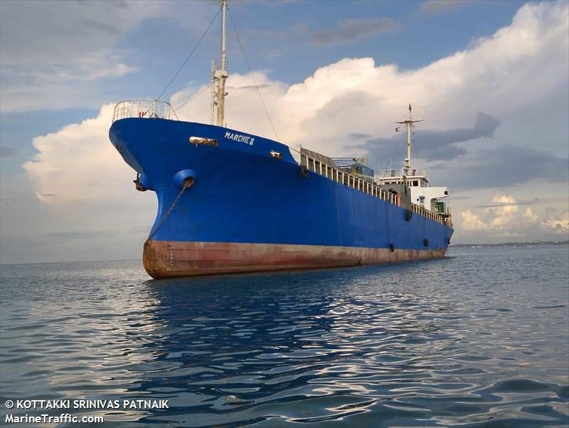 marchie 8 (Cargo ship) - IMO , MMSI 341936000 under the flag of St Kitts & Nevis