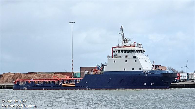 liberty i (Offshore Tug/Supply Ship) - IMO 9394715, MMSI 428000411, Call Sign 4XJX under the flag of Israel