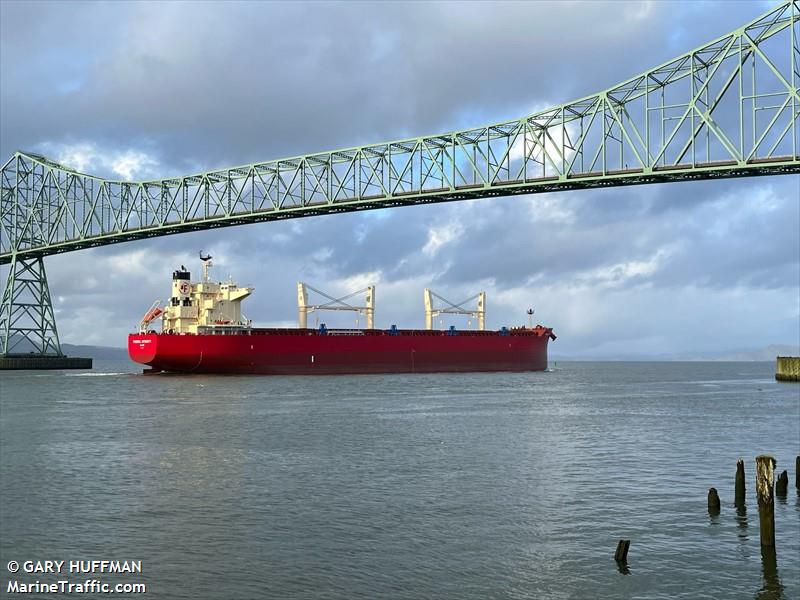 federal integrity (Bulk Carrier) - IMO 9933066, MMSI 538010480, Call Sign V7A6100 under the flag of Marshall Islands