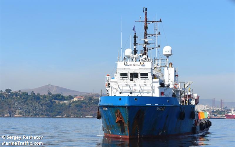 macae (Pollution Control Vessel) - IMO 7911765, MMSI 710012740, Call Sign PP2804 under the flag of Brazil