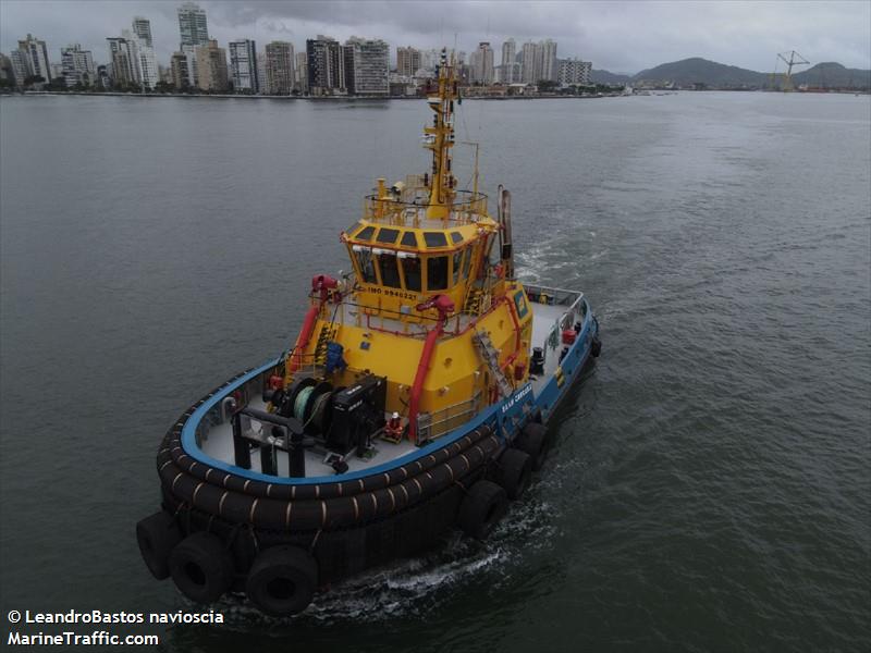 saam carcara (Tug) - IMO 9946221, MMSI 710033530, Call Sign PU7266 under the flag of Brazil