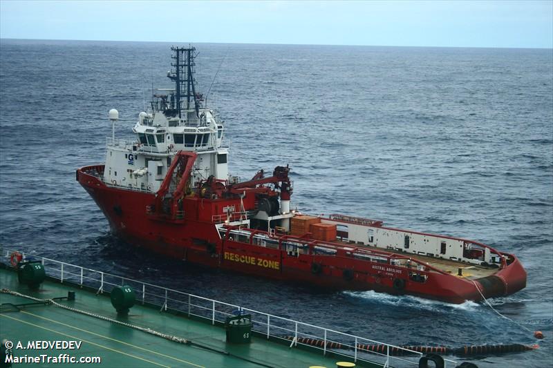 austral abrolhos (Offshore Tug/Supply Ship) - IMO 9273258, MMSI 710052000, Call Sign PPPY under the flag of Brazil