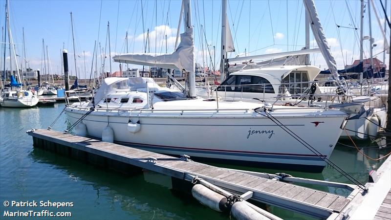 jenny (Pleasure craft) - IMO , MMSI 205435930, Call Sign OP4359 under the flag of Belgium