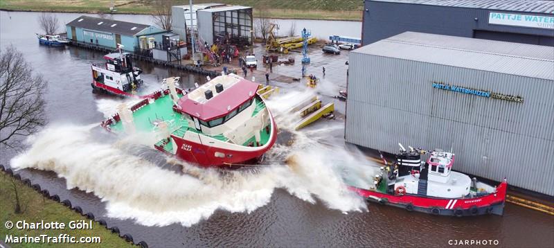 isaac eslea (Fishing Support Vessel) - IMO 9969584, MMSI 232044383, Call Sign MMLU4 under the flag of United Kingdom (UK)