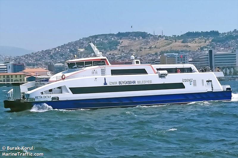 metin oktay (Passenger ship) - IMO , MMSI 271044503, Call Sign TCA4106 under the flag of Turkey