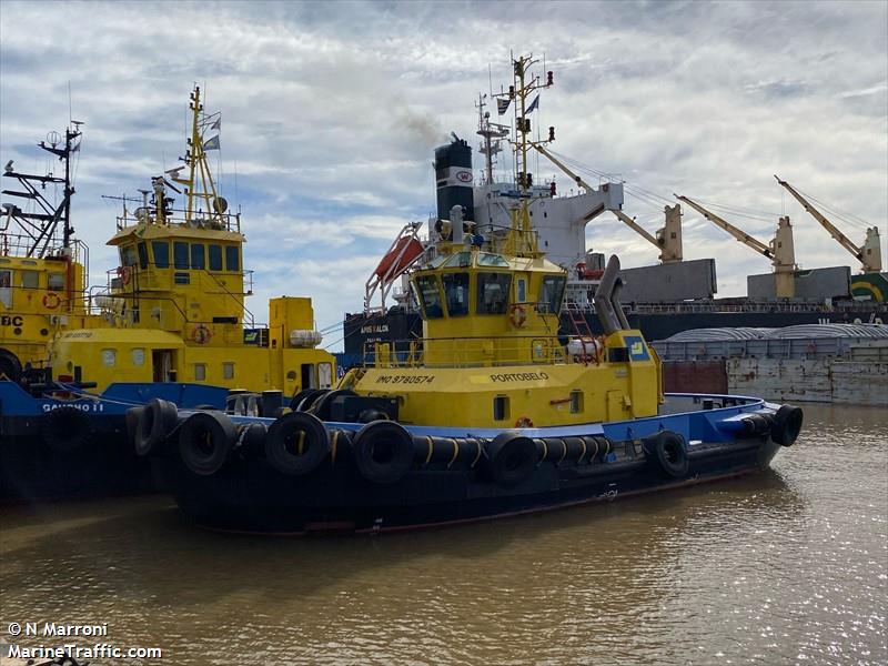 portobelo (Tug) - IMO 9780574, MMSI 770576515, Call Sign CXIK under the flag of Uruguay