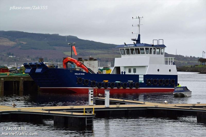 hollie rose (Cargo ship) - IMO , MMSI 232047361, Call Sign MNON3 under the flag of United Kingdom (UK)