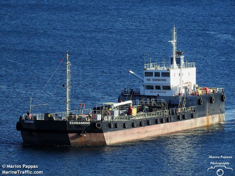 ecodiamond (Oil Products Tanker) - IMO 9127382, MMSI 240490800, Call Sign SVCW3 under the flag of Greece