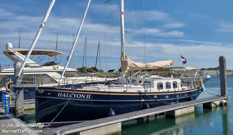 halcyon ii (Sailing vessel) - IMO , MMSI 244860055, Call Sign PB4967 under the flag of Netherlands