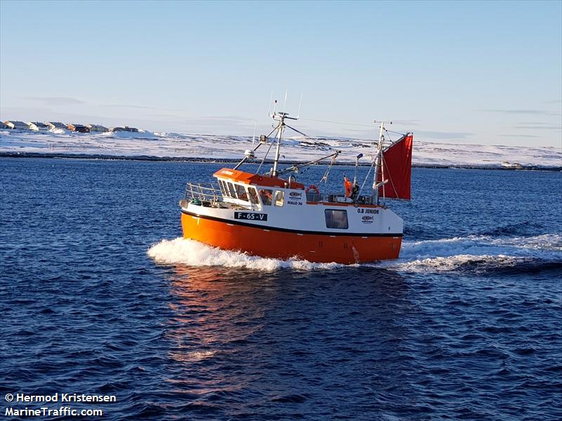 o.b. junior (Fishing vessel) - IMO , MMSI 257054080, Call Sign LH2845 under the flag of Norway