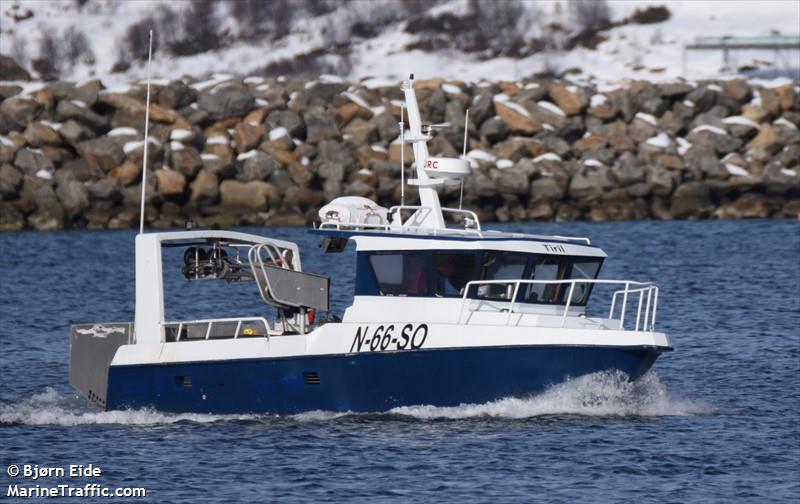 tiril (Fishing vessel) - IMO , MMSI 257314240, Call Sign LF4289 under the flag of Norway