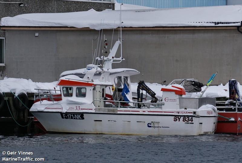isbjoern (Fishing vessel) - IMO , MMSI 257337500, Call Sign LG4818 under the flag of Norway